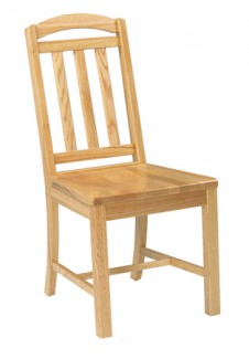 Mission Chair w/Wood Seat & Back